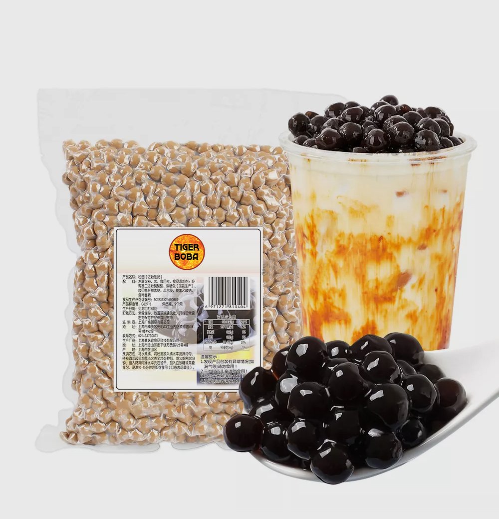 Black Tapioca Pearls